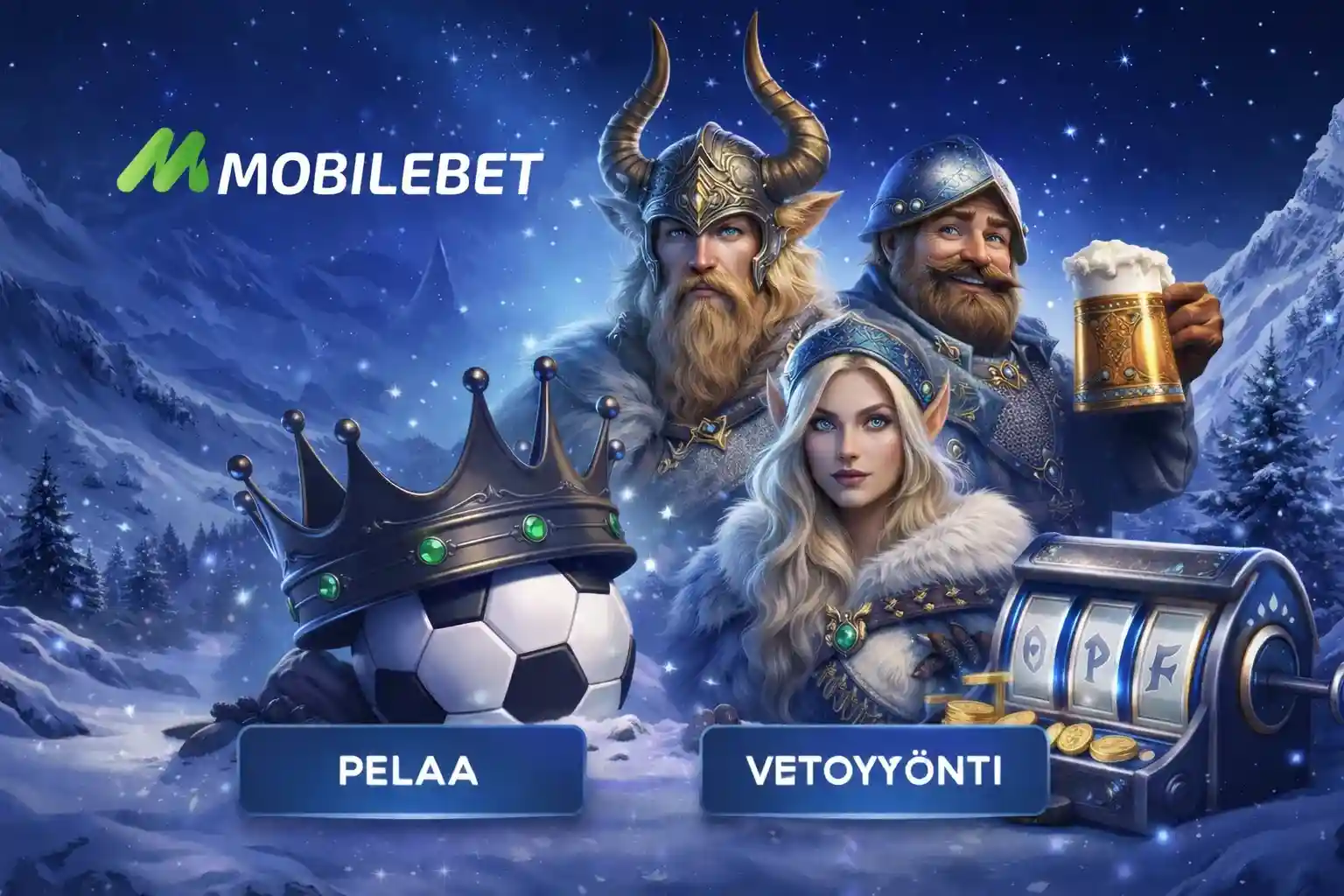 Fantasiateemainen kasinokuvitus pelaamiseen ja vedonlyöntiin suomalaisille käyttäjille